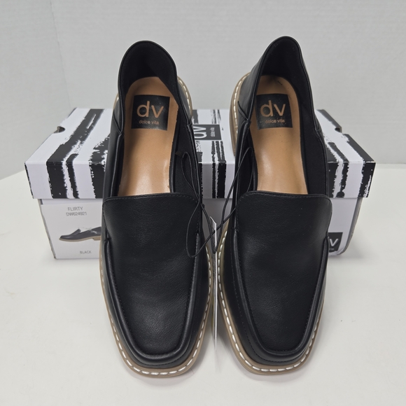 DV by Dolce Vita Flirty Black Loafers Women' Size 6 - Picture 4 of 9